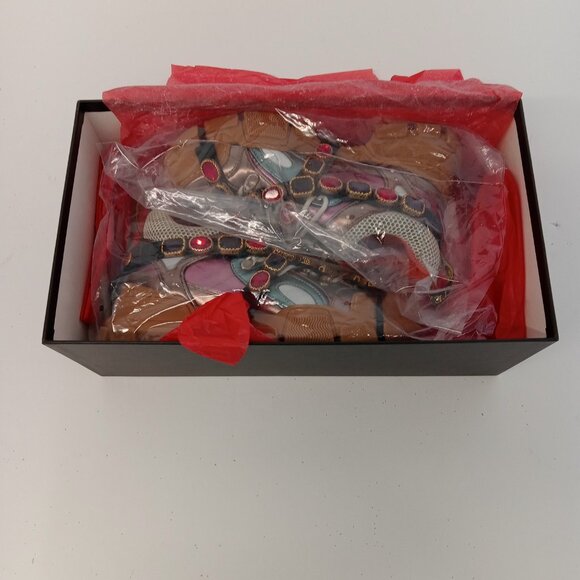 GUCCI Women's 'Multicolor' Flashtrek Sneakers w/ Crystals - EU36/US6 - Picture 12 of 13